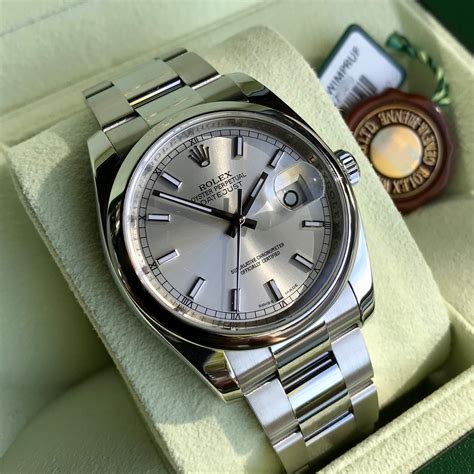 rolex 116200 silver deco|rolex 116200 for sale.